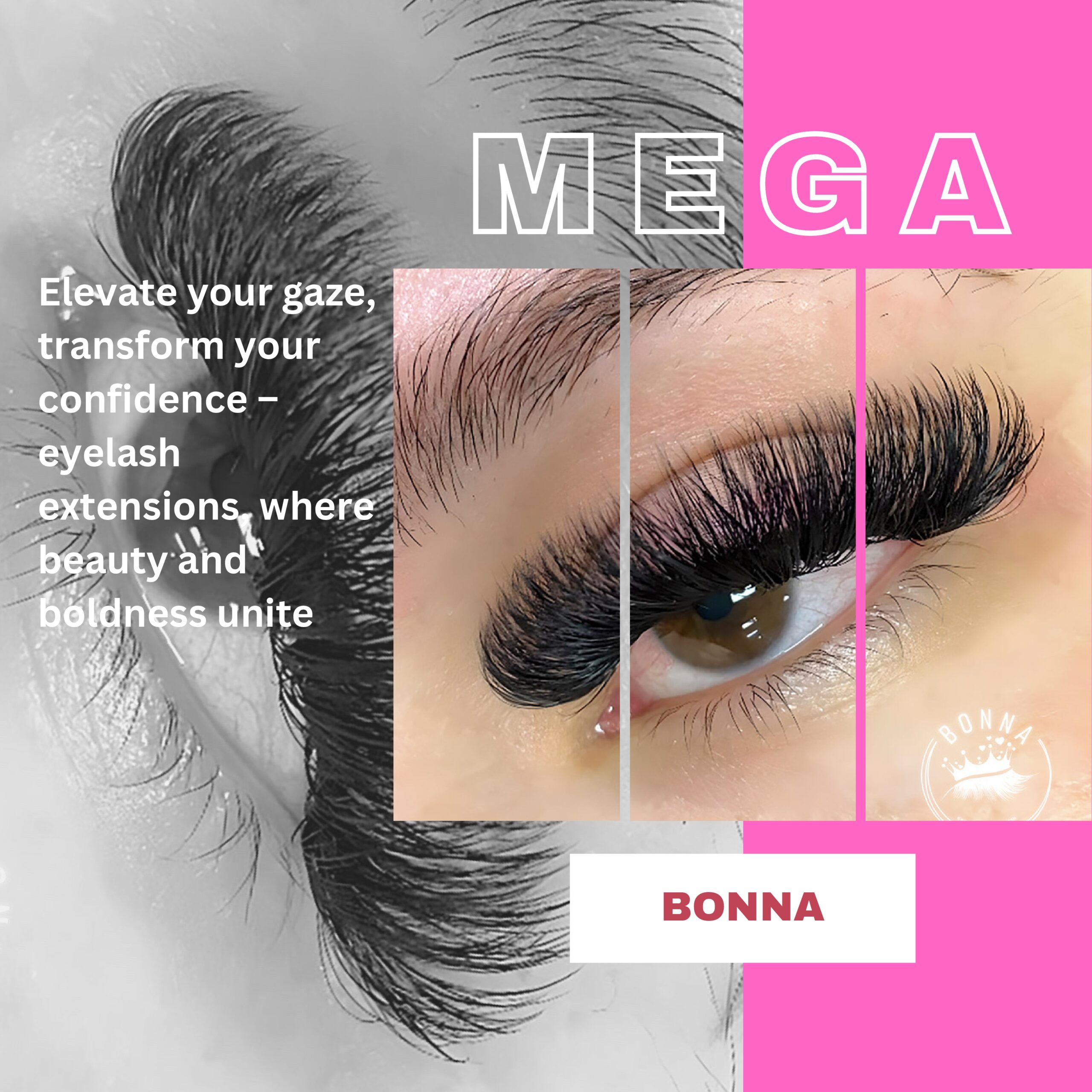 Mega Volume Eyelash Extensions Unveiled: Pros, Cons, and Your Burning Questions Answered by Bonna Beauty 1 Mega Volume Eyelashes let's take a closer look at the pros, cons, and all your questions answered by Bonna Beauty's experts