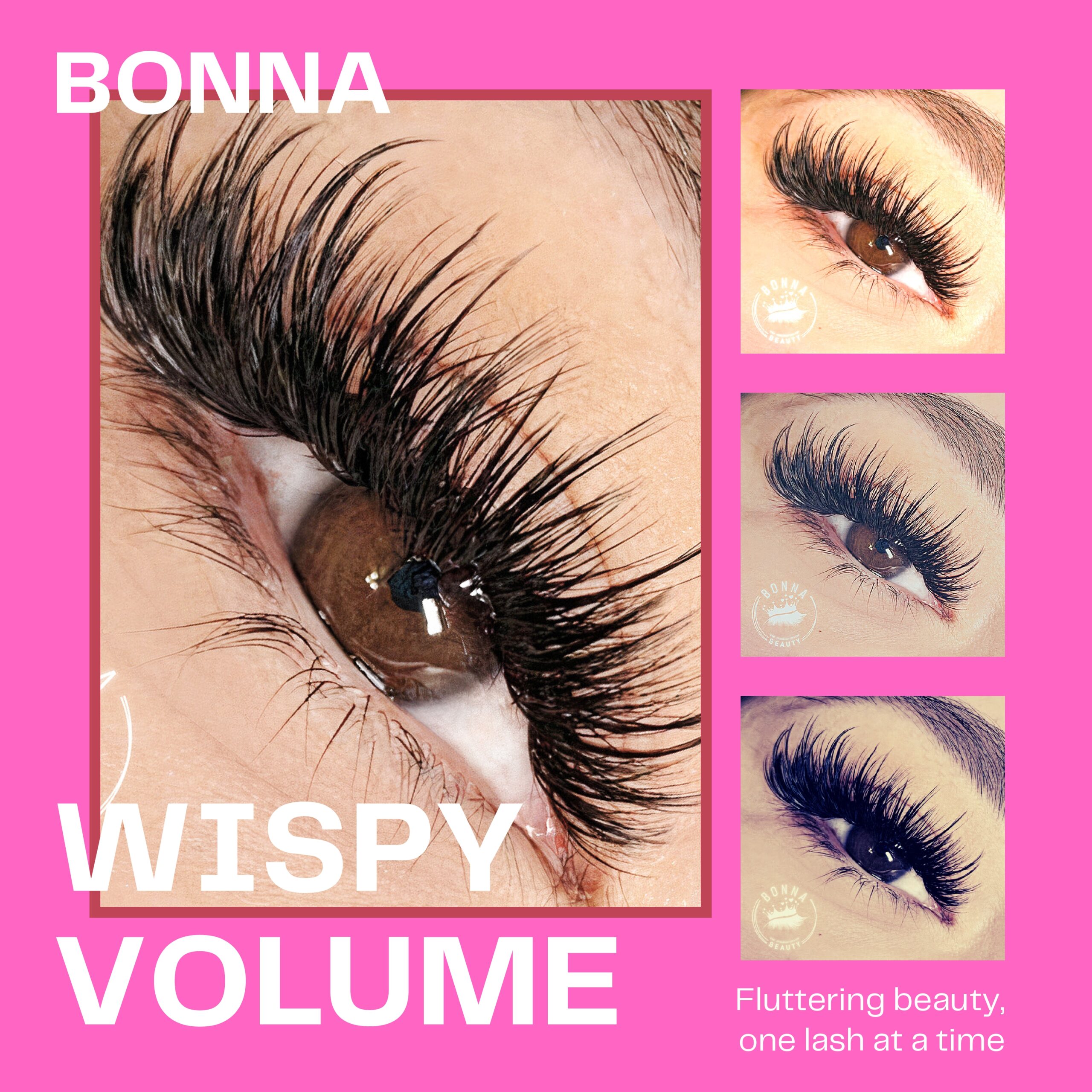 Unveiling the Art of Effortless Beauty: Wispy Volume Eyelash Extensions by Bonna Beauty