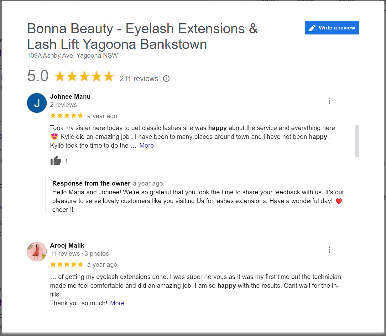 Screenshot 2024 06 18 175120 Eyelash extensions | Bankstown | Padstow