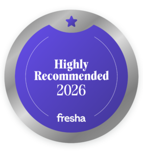 Fresha Highly Recommended Badge Bonna Beauty Academy Training | Franchise