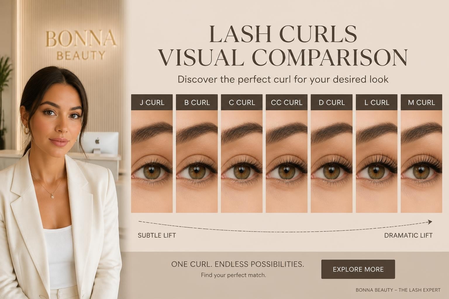 Different Lash Curls Complete Guide for 2026 Knowledge Hub