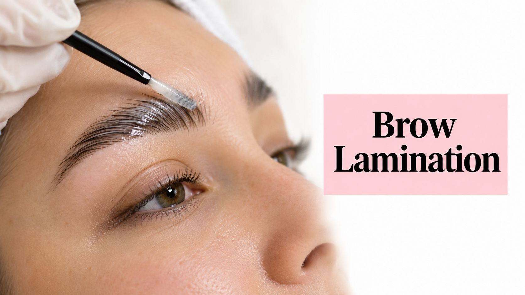 brow lamination on thin brows eyebrow treatment Bankstown Bankstown