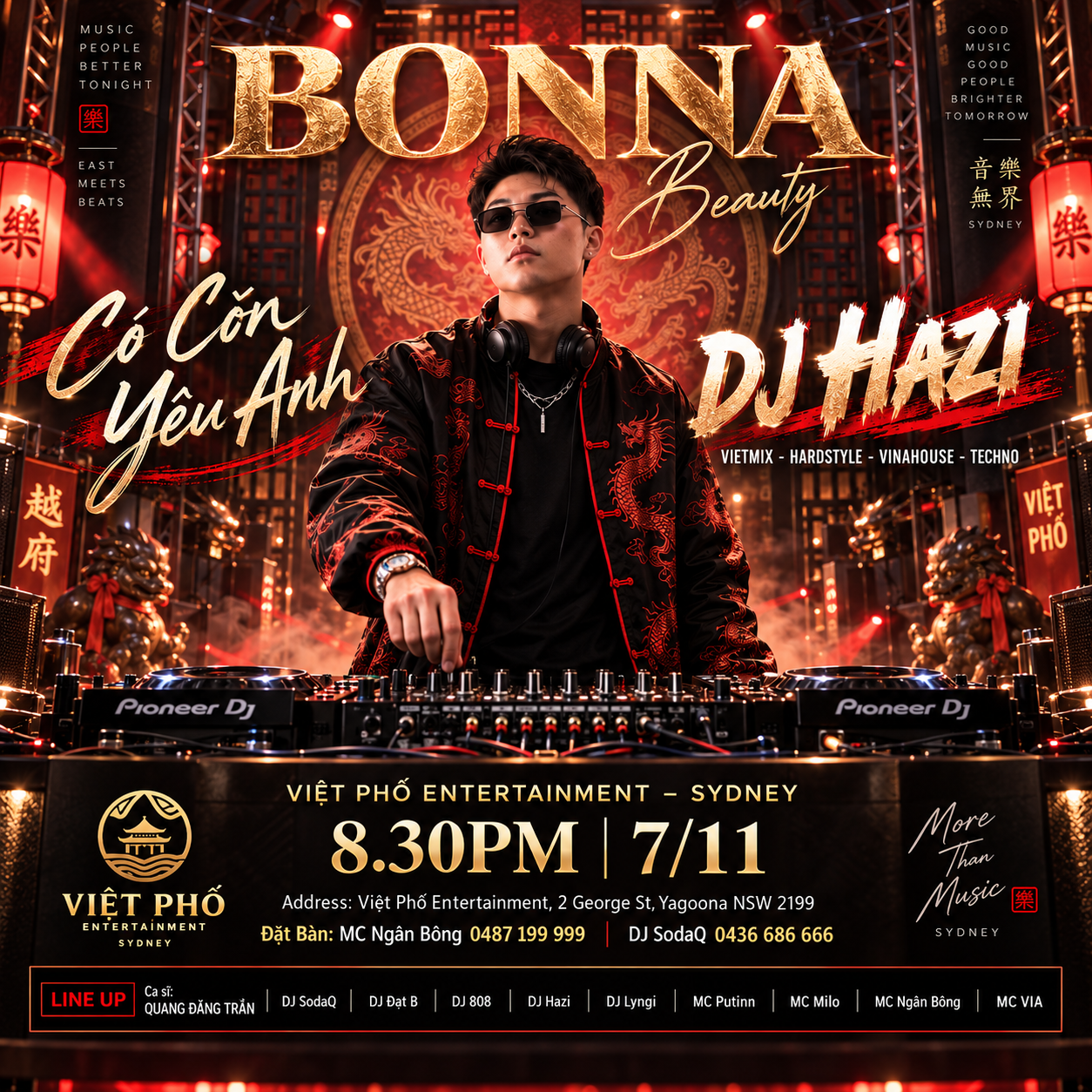 Bonna Beauty Night Show: Celebrate in Sydney with Quang Đăng Trần at “Có Còn Yêu Anh” 12 dj hazi Franchise