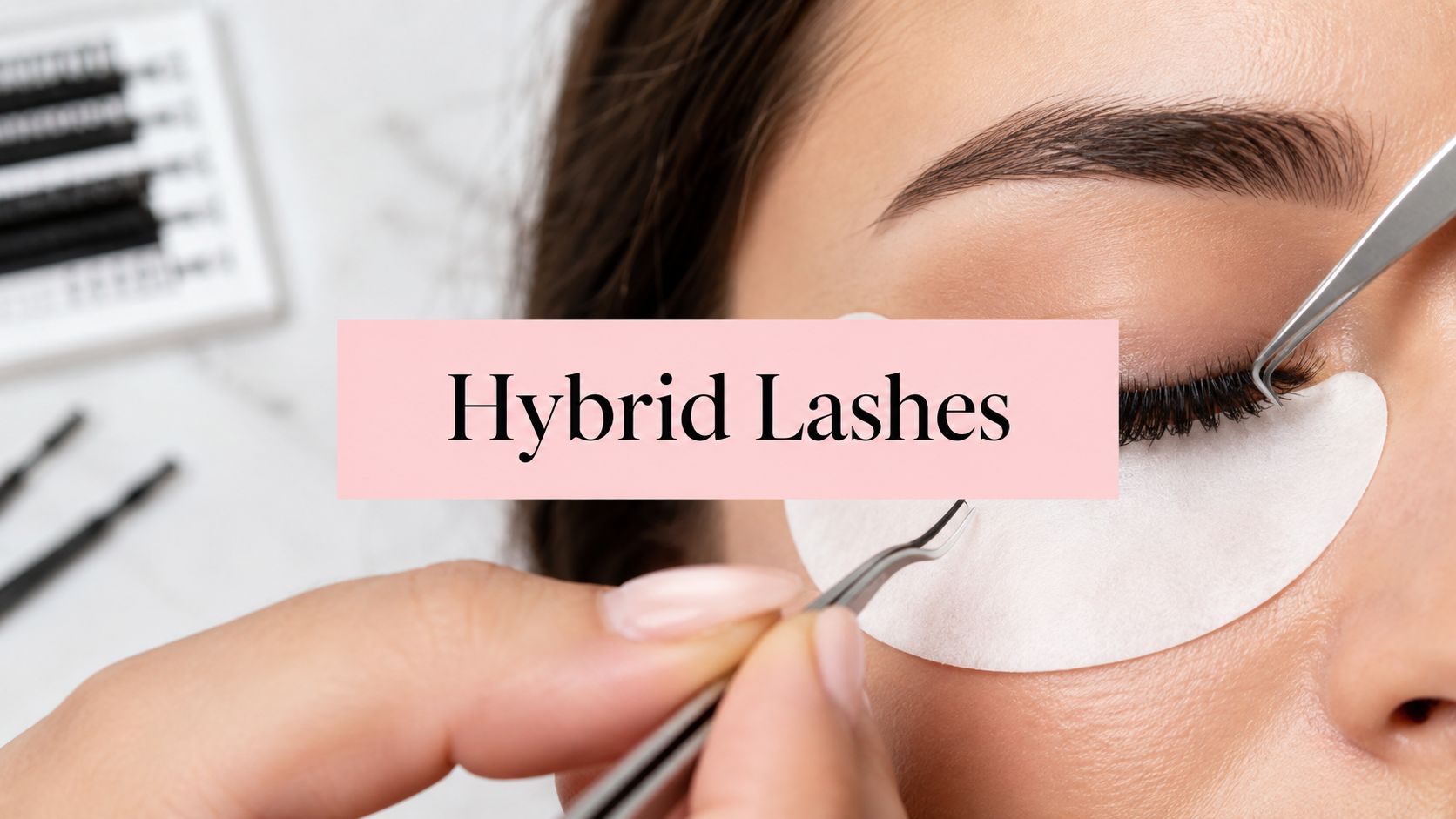 hybrid eyelashes extensions lash application Bankstown bonna beauty | classic vs volume lashes | hybrid eyelashes extensions