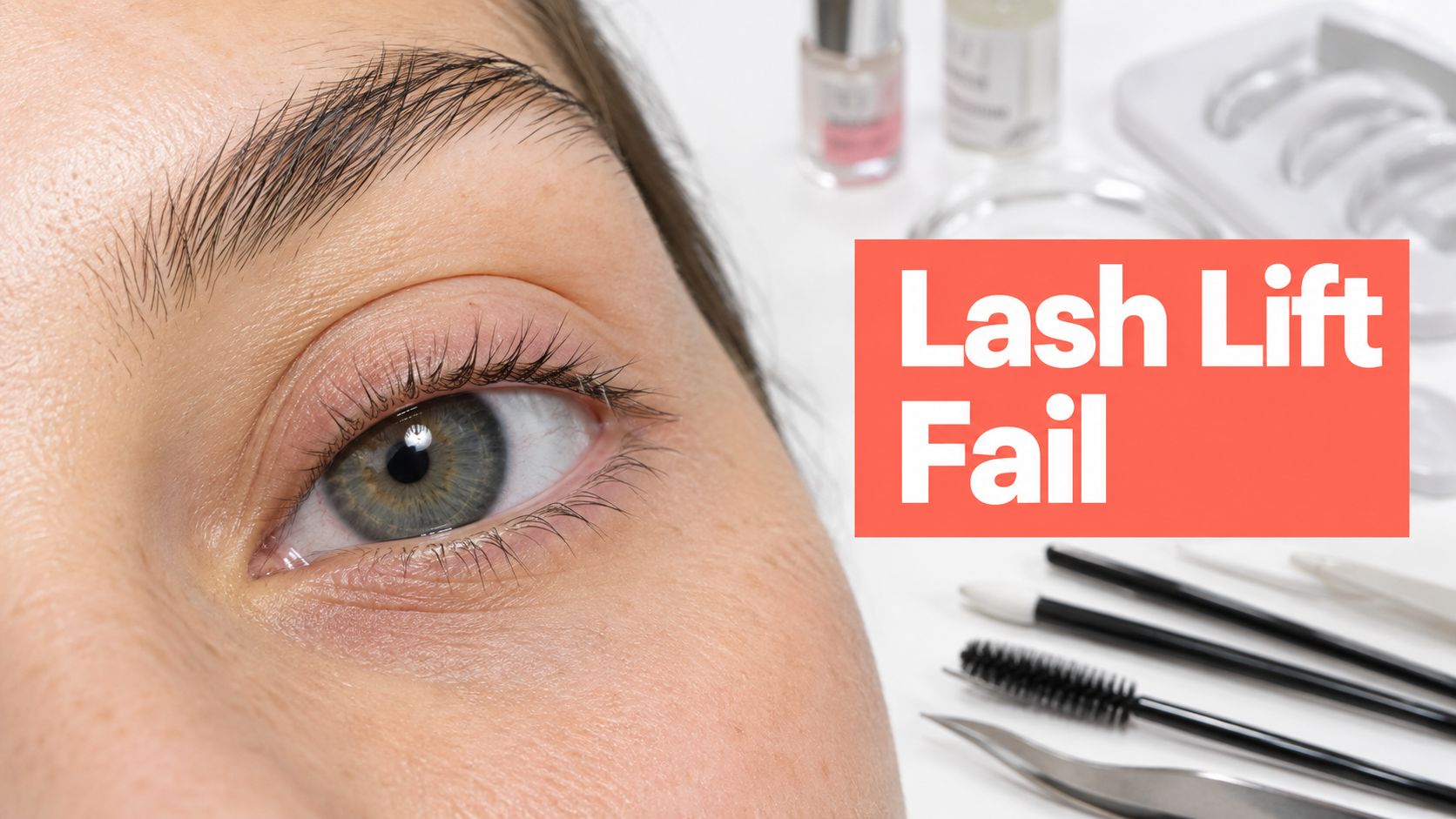 lash lift gone wrong eye makeup Bankstown bonna beauty | lash lift aftercare | lash lift damage