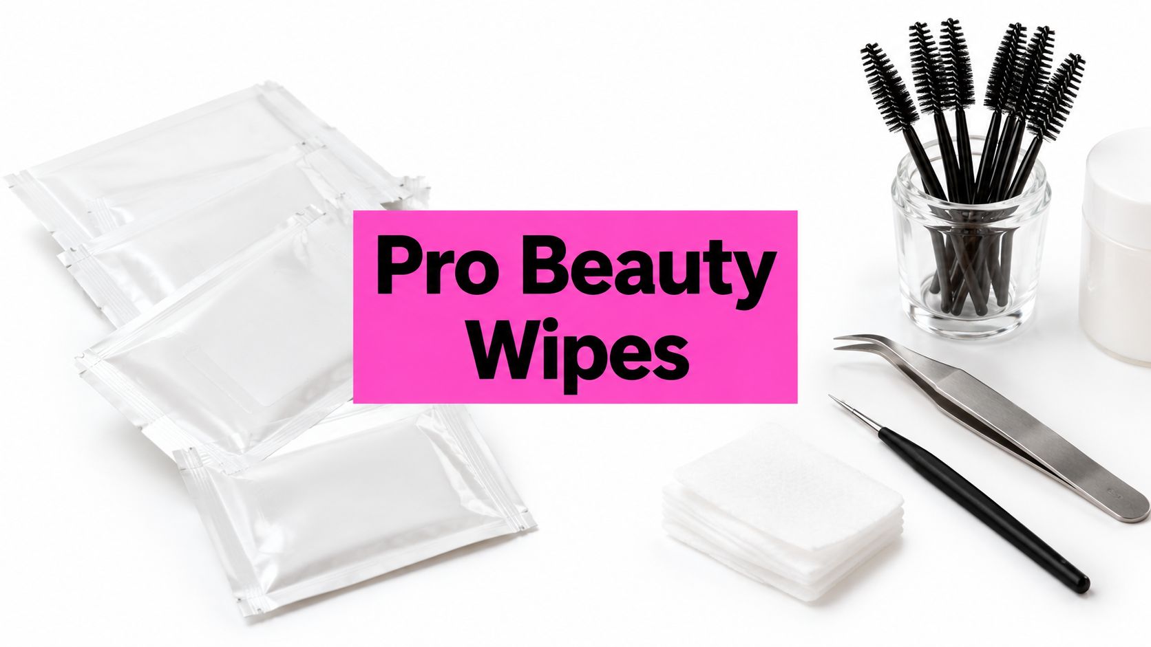 individually wrapped wet wipes beauty supplies Bankstown beauty studio hygiene | brow lamination wipes | hypoallergenic wet wipes