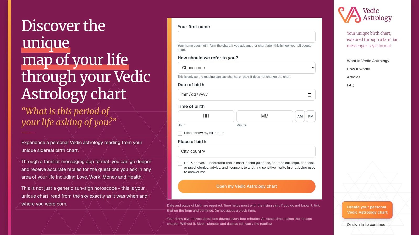 Screenshot from https://vedicastrology.com